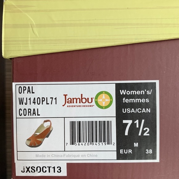 *new in box* Jambu wedge sandals (size 7.5) - Picture 7 of 7